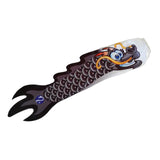 Max Creative Dragon Flag Outdoor Windsock Carp Streamer Hanging Decor Black