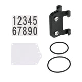 Maxbell Road Bike Number Plate Holder Cycling Race Cards Bracket Fixed Rear Rack Non Round Tube