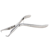 Maxbell Silver  Stainless Steel Hair Extension Pliers for Micro Nano Ring Elbow