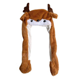 Maxbell Funny Jumping Hat Cosplay Dress up Costume for Christmas Party Girls Boys Deer