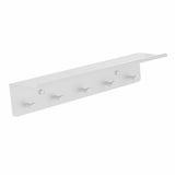 Maxbell Wall Mounted Key Hook Key Organizer Rack for Entryway Porch Bedroom White