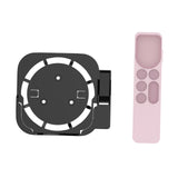 Maxbell Plastic Remote Control Cover Mount Holder for Apple TV6  Black Pink