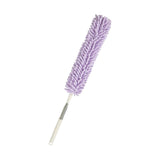 Maxbell 1.3M Telescopic Ceiling Duster Bendable Duster for Cleaning Ceiling Fan Car purple