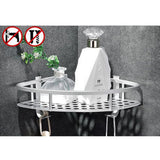 Max Bathroom Triangle Shelf Shower Corner Shelf Storage Basket Single-deck