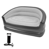 Maxbell Inflatable Sofa Couch Furniture Lazy Bed Chair Camping Hand Air Pump