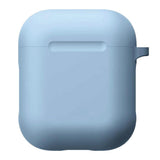 Maxbell Earphone 3D Protctive Case for Apple Airpods Soft Silicone Cover Light Blue