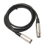 Max XLR Male to Female Microphone Cable - 6 Feet, Stereo Gold-plated Welded Plug