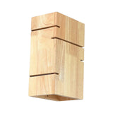 Maxbell Nature Wooden Wall Light Retro Light Fixture for Wall Living Room