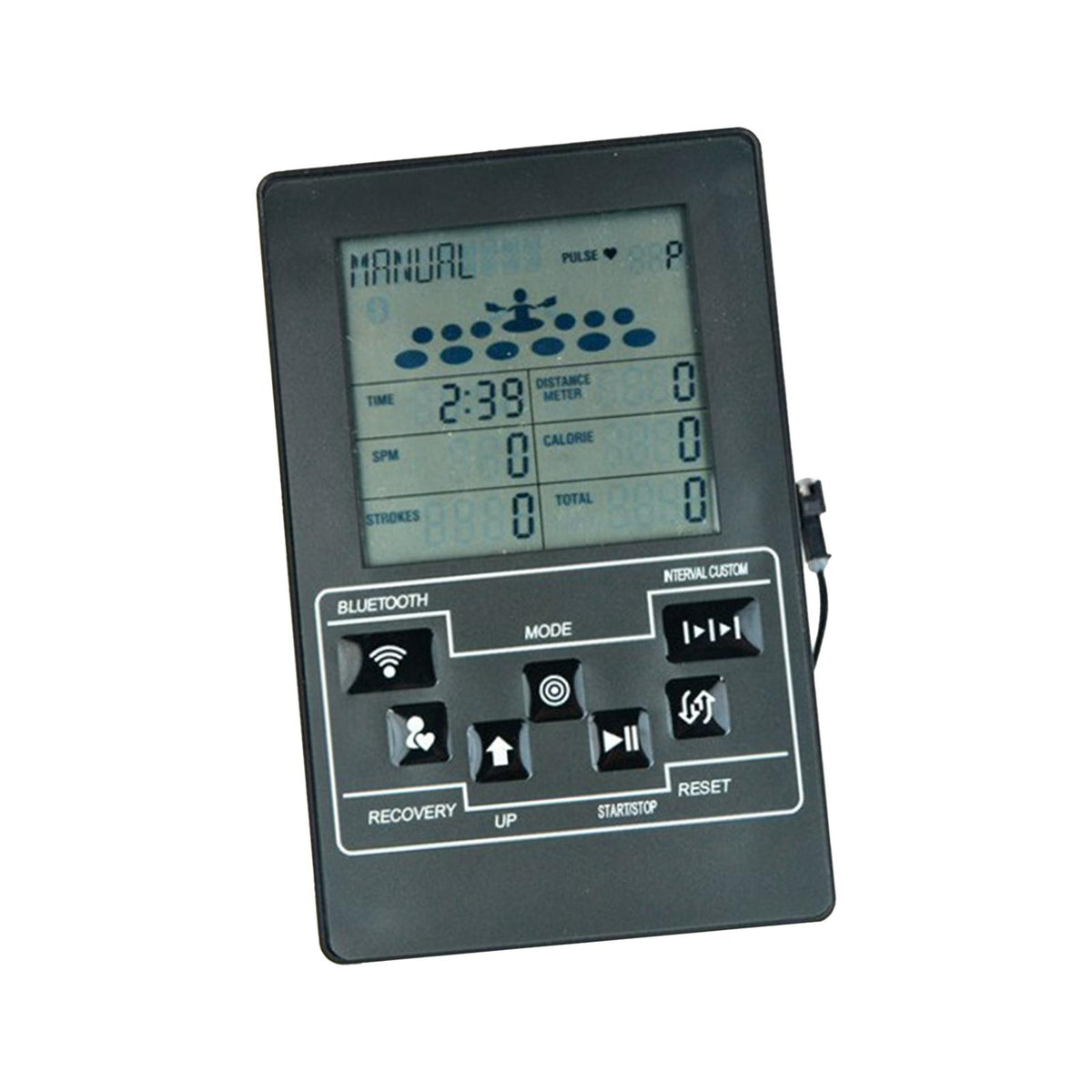 Maxbell Portable Rowing Machine Counter Electronic Monitor Speed Meter Measurement
