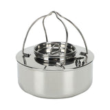 Maxbell Camping Kettle Teapot Camping Cookware Outdoor Kettle for RV Outdoor Hiking Argent