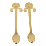 Max 2pcs Cartoon Puppy Hanging Cup Spoon for Tea coffee etc. 11.6cm_4.6 inch