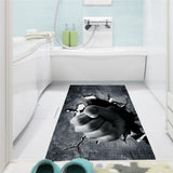 Maxbell Frameless Modern Oil Painting Wall Art Decal Sticker Panel 60x120cm Crack