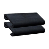 Maxbell 2Pcs Dragon Boat Paddle Seat Pad Paddle for Race Training Rowing Tools Kayak Black