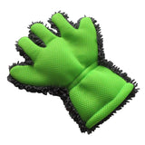 Maxbell Wash Mitts Premium for Car Cleaning Interior Exterior Green