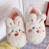 Maxbell Fashion Animal Slippers House Soft Comfy Winter Warm Plush rabbit 38 to 39