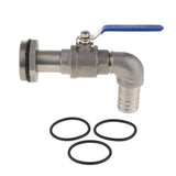 Max Ton Barrel Outlet Oil Mouth/Faucet 90 Degree 20mm Male Threaded  32MM