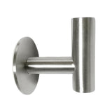 Max Stainless Wall Mount Hook Robe Coat Hanger Towel Rack Self Adhesive Silver