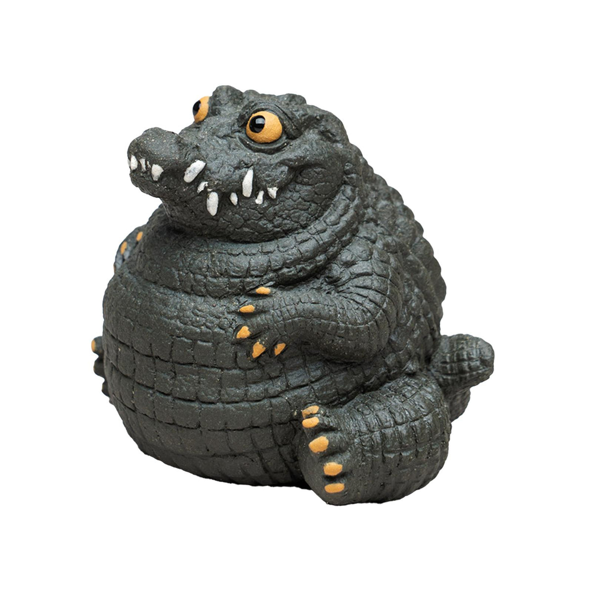 Maxbell Crocodile Statue Tea Pet Ornament for Cabinet Tea Decoration Tea Accessories Green