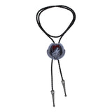Maxbell PU Western Bolo Tie Necktie Neck Rope Adjustable Pendant Women Men