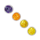 Maxbell 4Pcs Sparkle Sequin Flake Chunky Glitter for Nano Tapes Pedicure Phone Cases Style E