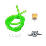 Maxbell Professional Gas Fuel Switch with Filter Fuel Line for Motorcycle Green