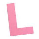 Max DIY 3D Pink Capital English Letters Wall Stickers L