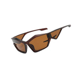 Maxbell Cat Eye Sunglasses Sun Glasses Men Women Comfortable for Beach Brown