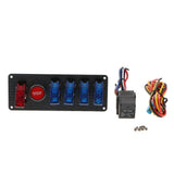 Max Maxb 6 in1 Racing Car 12V Ignition Switch Engine Start Push Button Toggle Panel