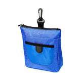 Maxbell Golf Ball Bag Pouch Polyester with 360 Degree Swivel Buckle Golf Tee Holder Blue