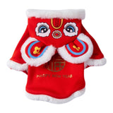 Maxbell Chinese Festival Lion Dance Pet Costume Tang Suit for Kitten Small Animals