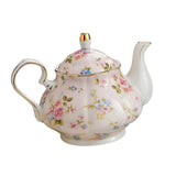 Maxbell Retro Water Kettle 400ml Colorful Pattern Coffee Pot for Juice Flower Tea Pink