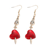 Maxbell Drop Dangle Earrings Retro Elegant for Ceremony Valentine'S Day Thanksgiving
