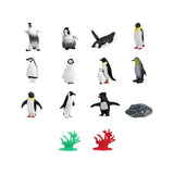 Maxbell 14Pcs Hand Painted Mini Penguin Figurines Model Party Favor Crafts for Kids