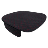 Maxbell Breathable Flax Bamboo Car Seat Cover Pad Mat Chair Cushion Black-Red
