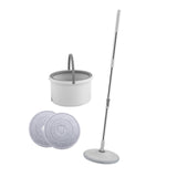 Maxbell Self Wring Rotation Floor Mop with Bucket for Hardwood Laminate Apartment 2 Microfiber Rag