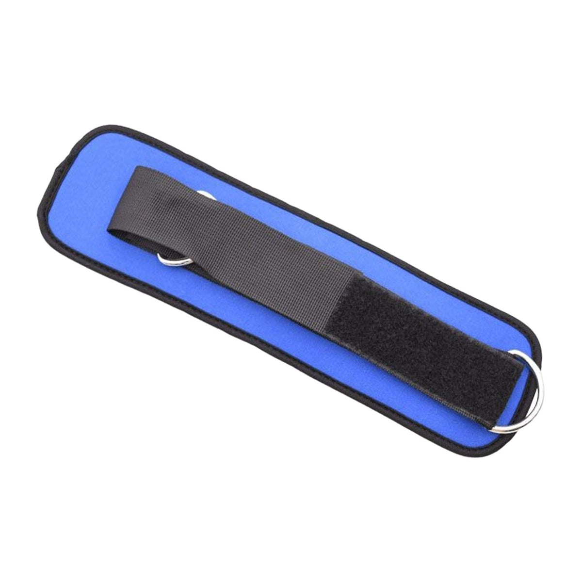 Maxbell Ankle Strap Adjustable Workout Lower Body Exercises Ankle Cuff for Kickbacks Dual Rings Blue