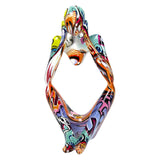 Maxbell Abstract Thinker Statue Ornament Art Decorative Craft for Table Party Right Left