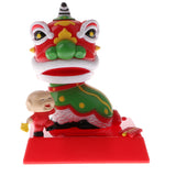 Maxbell Solar Powered Bobbling Swinging Dancing Lion Home/Office/Car Decor #A