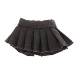Maxbell Lovely Doll Mini Pleated Skirt for OB11 1/12 BJD Dolls DIY Accessory Black