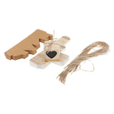 Max 50Pcs Retro Kraft Paper Candy Box Hollow Love Heart Little Crown Gifts Box B