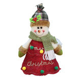 Maxbell Cute Fabric Gift Bags Accessory Christmas Tree Decorations for Table Tree B
