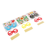 Maxbell Cartoon Glasses Decoration for Kids Novelty Costume Party Supplies Kit B090