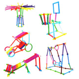 Max Maxb 270pcs Puzzle Sticks Drawing Board Kids Play Learn Puzzle Toy Set Gift