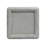 Maxbell Fashion Velvet Square Jewerlry Tray Glasses Holder for Home Stores Closet Gray S