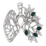 Maxbell Creative Hollow Out Leaf Heart Brooch Pin Gift Fashion for Blouse Hat Women Argent