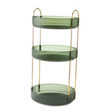 Maxbell Turntable Cupboard Organizer Revolving Condiment Holder for Cupboard Cabinet 3 Tier