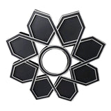 Maxbell Makeup Mirror Ornament Decorative Mirror for Washroom Bedroom Black