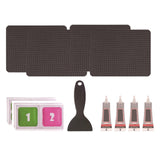 Maxbell Trampoline Patch Kit Replacement Waterproof Big Holes Trampoline Accessories Rectangular  4 Patches