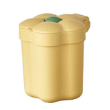 Maxbell Mini Desktop Trash Can Mini Wastebasket Garbage Bin Waste Can for Bathroom Yellow