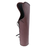 Maxbell Arrow Holder Adjustable Knight PU Costume Medieval for Cosplay Party Adults Deep Brown